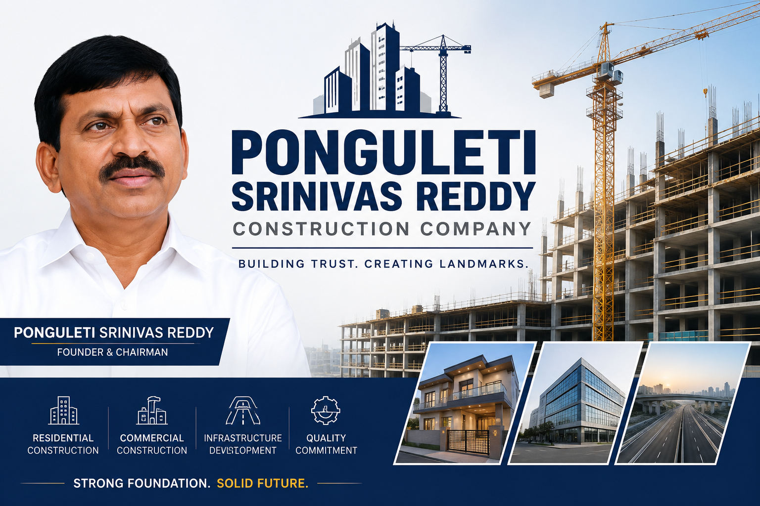 Ponguleti Srinivas Reddy Construction Company: Excellence in Building